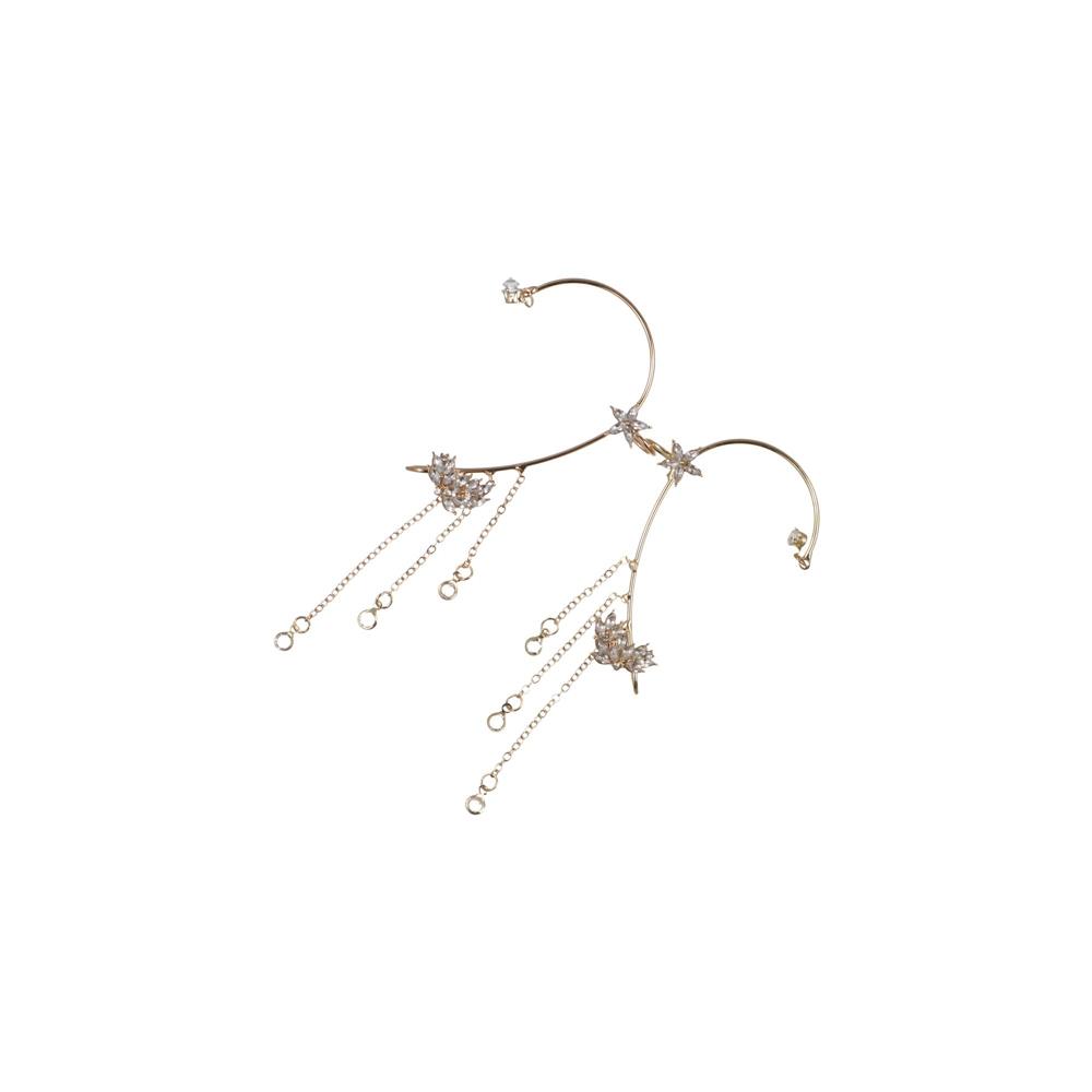 Tassel Fairy Fashion Jewelry Girls Earring Butterfly Ear Hook Korean Style Ear Clip Ear Bone Clip