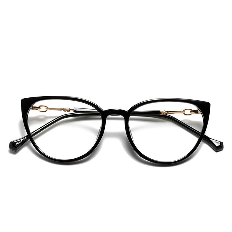 Korean Style Men's Glasses Cat-eye Shape Anti Blue Lightweight Glasses Women Top Superior Quality TR90 Material Superior Quality Glass Frames Women