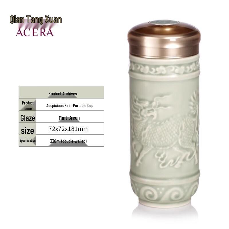 Qian Tang Xuan Kylin Auspiciousness Living Porcelain Cup