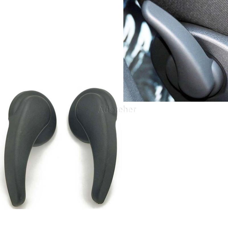 2PCS Left/Right Side Black Seat Back Adjuster Grip Car Seat Adjustment Handle for Citroen Sega Triumph for Peugeot 307 408