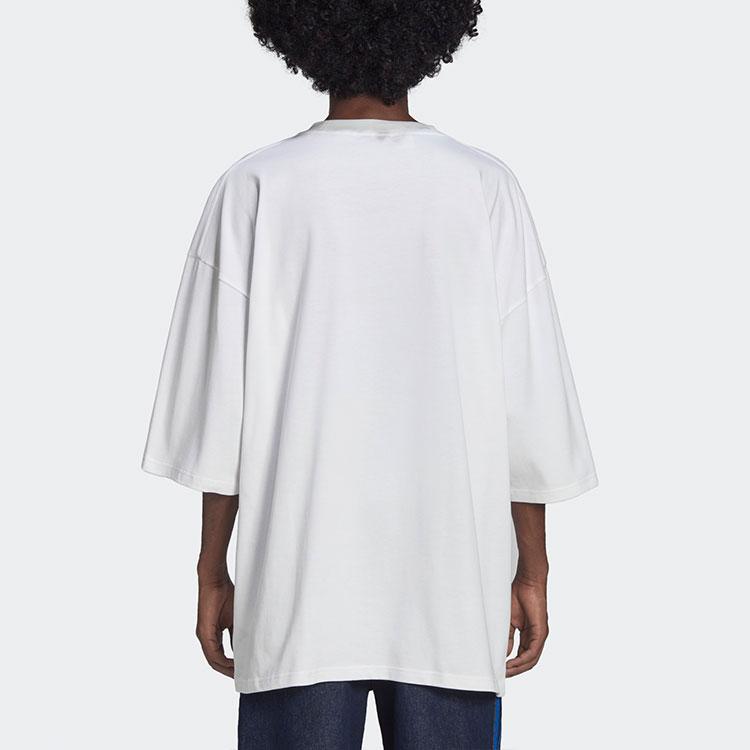 Adidas Originals Cartoon Print Loose Crew Neck Short Sleeve T-Shirt Men Tops White HB2964