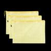 A4 Grid Zipper Bag, File Bag, Transparent Hand-held Storage Bag, Student Stationery Bag, Office Supplies Side-padded Bag