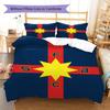 FCSB Pattern Bedding,Quilt Set Quilt Cover Pillowcase Home Birthday Gift (1 * duvet cover + 2 * pillowcase, without core)