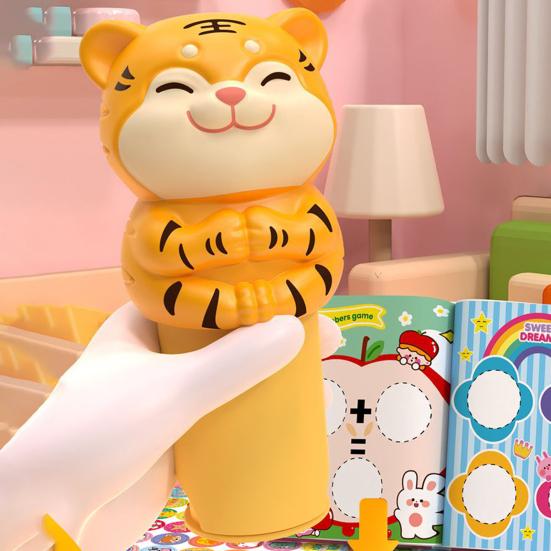 1 Set Kinder Aufkleber Stempel Spielzeug mit 120/420 Aufkleber Bild Buch Tier Lernen