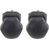 Unifizz Motorhaubenanschlag Stoßdämpfer Stopper 2er-Pack Gummi-Haubenstützen für Ford Ranger 1998-2011, F-250 F-350 Super Duty 1999-2007, Excursion, Explorer,