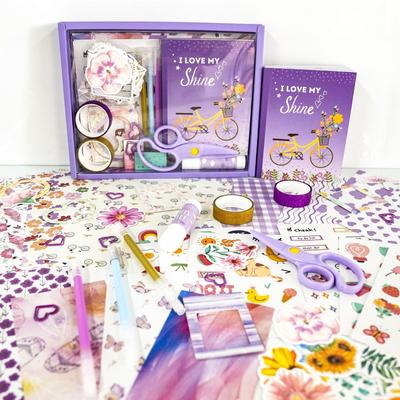 Girls DIY Journal Set - DIY Journal Set For Teen Girls, Stationery Set, Scrapbook And Journal Supplies Set, Journal Art Craft Set1ML