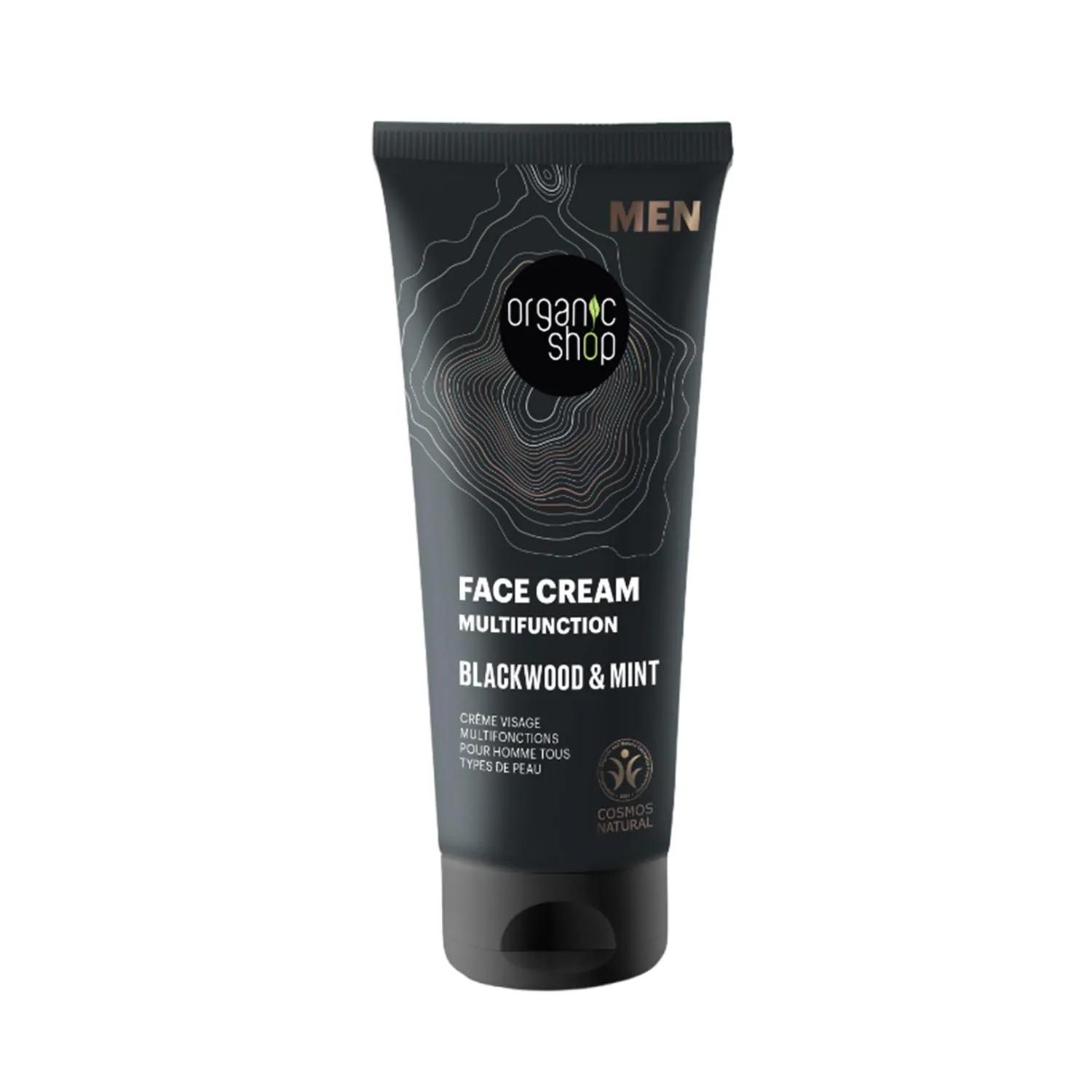 Organic Shop Men Blackwood Crema Крем для лица многофункциональный 75 мл