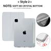 Voor iPad A16 Hoes 2025 Magnetische Drievoudige Standaard Transparante Cover met Potlood voor iPad 11e Generatie A3355A3356 Tablethoes 11"