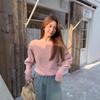 Women's 2024 Autumn Elegant Casual One-Shoulder Knitted Sweater