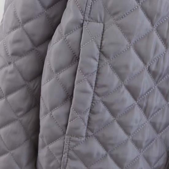 Women Coat Solid Color Hooded Plush Thicken Winter Jacket for Work