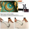 Lantern Moon Star Theme,Eid Mubarak Backdrop Crescent Photography Background Eid Al-Fitr Party Decor Banner Supplies Photo Studio Props