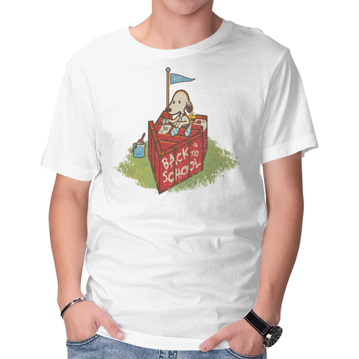 Unisex Crew Neck T-Shirt Back To School Graphic Short Sleeve Casual Tee XL