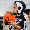 Halloween Decorations Pumpkin Ghost- Face Handbag Ghost- Festival Children's Candy Gift Bag Pumpkin Bag