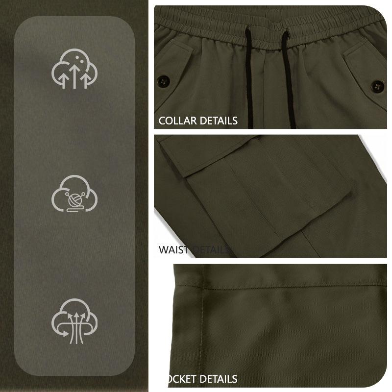 Tactical Pants for Men Lightweight Multi Pockets Army Cargo Work Pants Men's Outdoor Treking Hiking Pants Casual Loose-Fitting Trousers