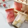Flexible Silikon-Eis am Stiel-Formen, leicht zu lösen, BPA-frei, wiederverwendbar, Eisbereiter für die Heimküche, DIY-Snack