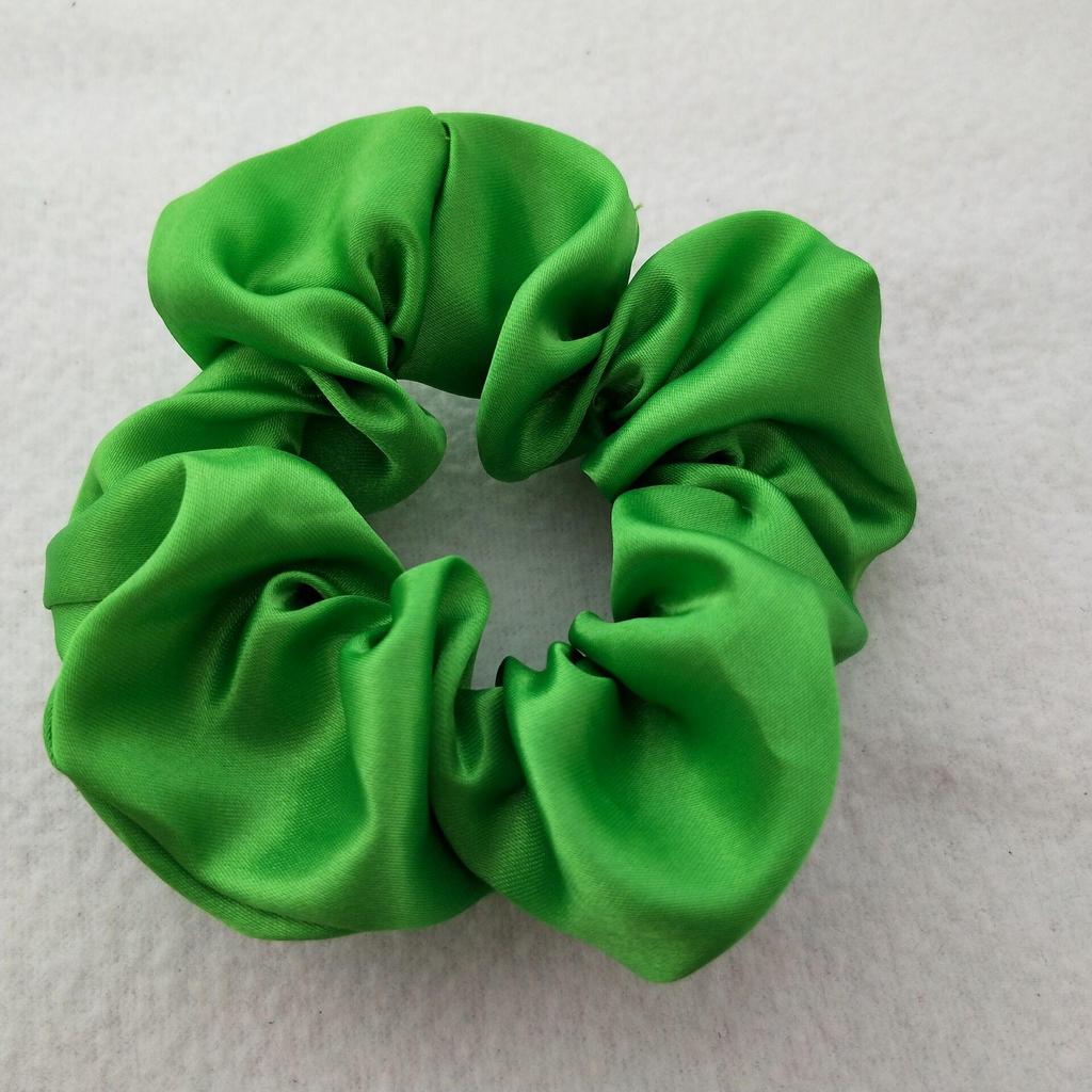 Satin Silk Hair Tie: High-End Women's Rubber Band for Elegant Buns
