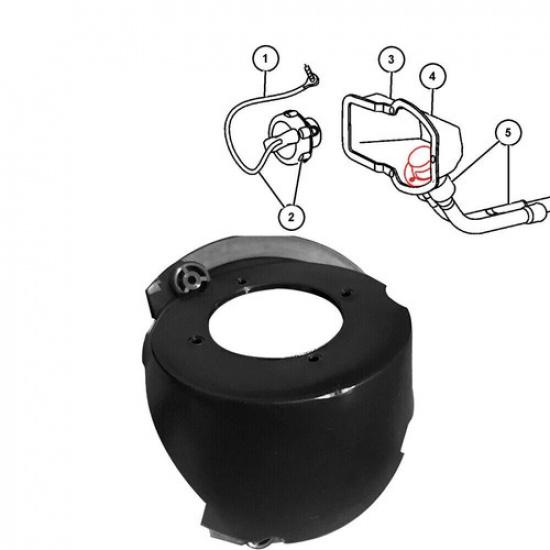 NEW FUEL FILLER HOUSING For 2010- RAM 1500 WITH 5.7L 6.4L ENGINE 68421572AA