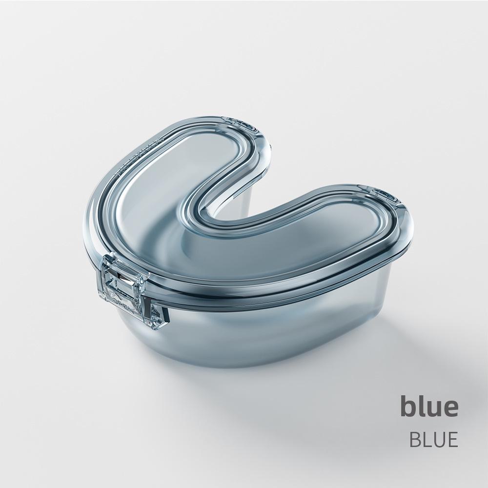 Neviditelný ortodontický držák a schránka na protézy se zámkem