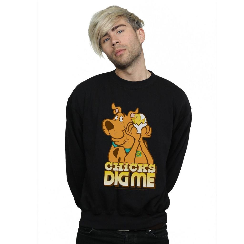 Scooby Doo Mens Chicks Dig Me Sweatshirt