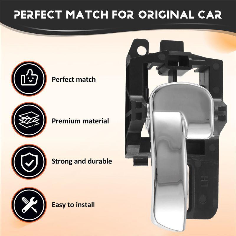 AA92-Interior Inner Door Handle Front Rear For Nissan Qashqai J10 2007-2013