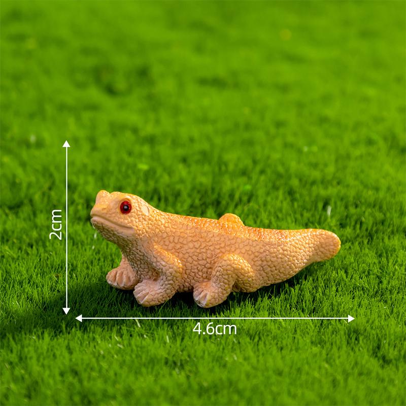 Simulare Axolotl Toad șopârlă cameleon model rășină artizanat miniatură figura DIY acasă decorare desktop masina mici ornamente