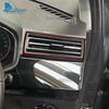 Real Soft Carbon Fiber Sticker For Seat Ibiza 6F 2018 2019 2020 2021 2022 2023 2024 2025 Car Center Console Air Outlet Frame