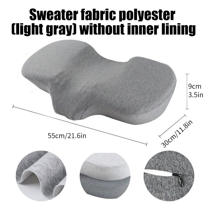 

Эргономичная подушка с эффектом памяти для поддержки шейного отдела позвоночника с медленным восстановлением 55x30x9 cm