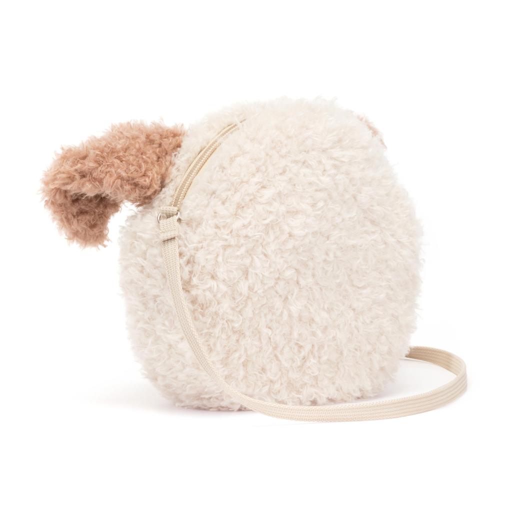 Jellycat Little Pup Plush Inch Crossbody and Shoulder Purse Fun and Unique Handbag Bag, 7.5 - -