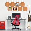5PCS Cork Notice Board Self Adhesive Hexagon Cork Board for Photo Wall Decorations DIY Office Bulletin Board Corkboard
