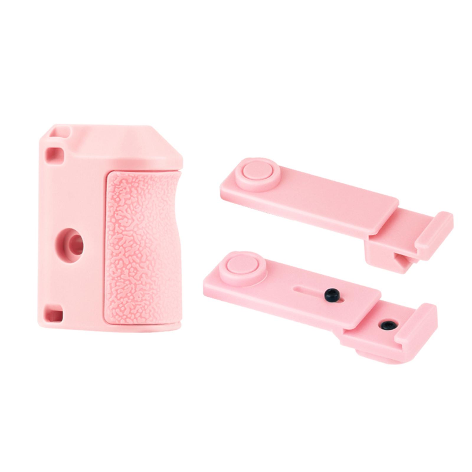 Metal Street Photo Grip Kit for DJI Action 5 Pro Magnetic Action Camera Mount Adapter with Dual Cold Shoe Adapter Accessories