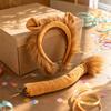 Animal Party Costume Accessories Set with Headband and Tail
