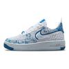 Air Force 1 Crater Flyknit Gs White Dark Marina Blue DM1060-100