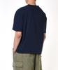 AOG PROJECT Solid Crop Short Sleeve T-Shirt (Navy)