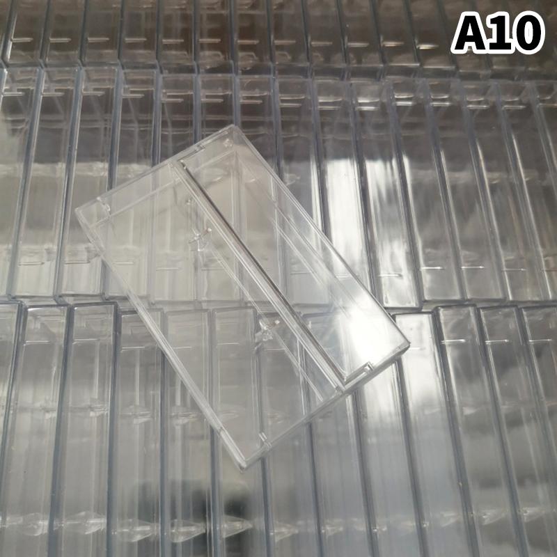 

1 шт. Прозрачная коробка для хранения кассет с аудиомагнитной записью, пылезащитный чехол для кассеты