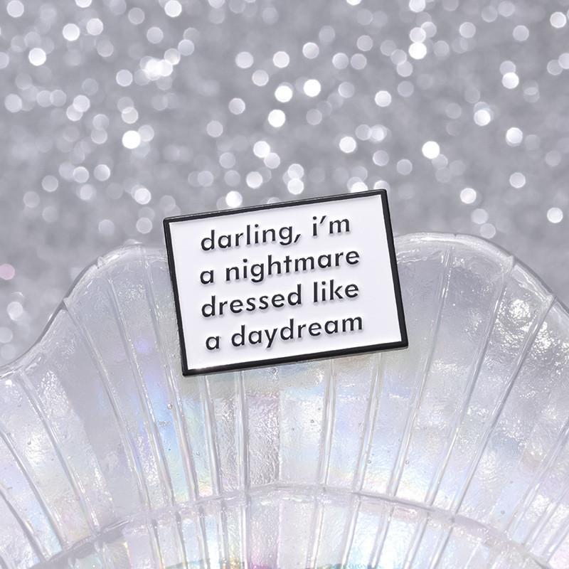 Unique Brooch Lettering With Stylish Design And Elegant Finish For Unisex Wear 2024 In