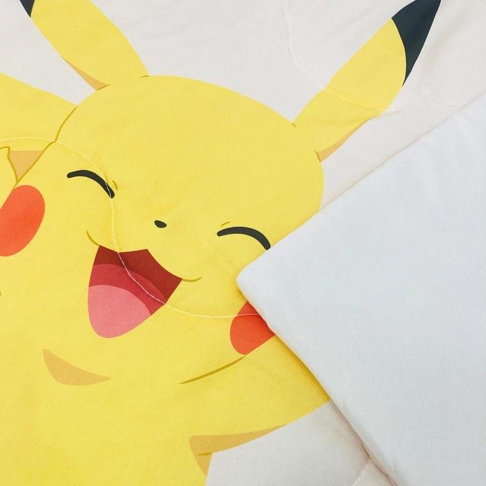 MORIPiLO Pokemon Summer Blanket Pikachu (Fluffy & Comfortable) 140x190cm Washable Character Blanket