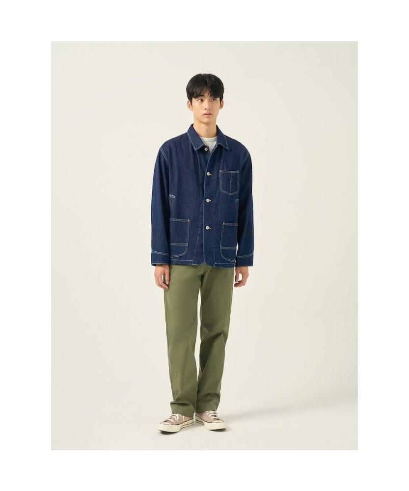 Beanpole Men Denim Work Jacket Blue