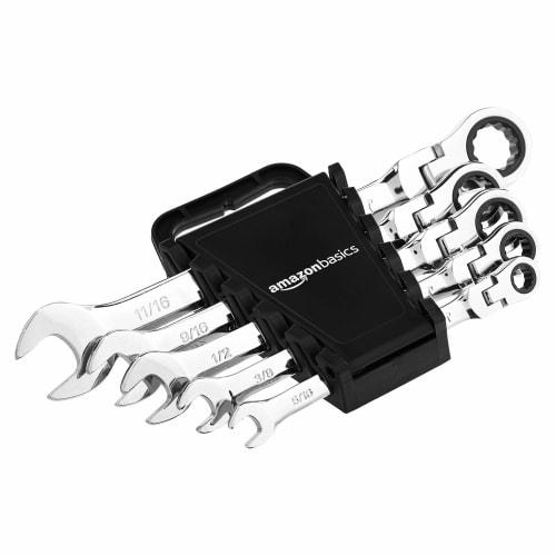 

Basic Ratchet Wrench Set, Flexible, SAE, 5 Pieces