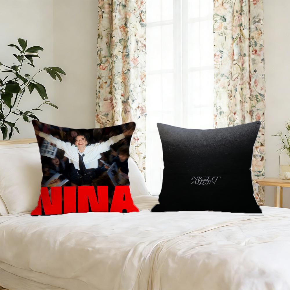 NNina Singer CChubaa Cushion Cover For Pillow Printing Sofa Decoration Home Car Room Coffee Shop Office Nordic Simplicity