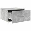 Drawer Cabinet with Wheels Concrete Grey 55 x 45 x 31 cm