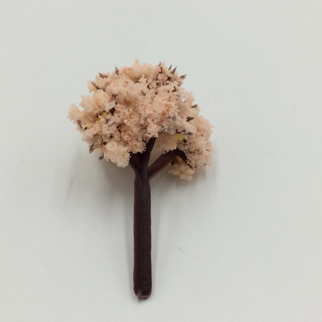 Wald, wählbare Farben, Menge 50 oder 100 Stück [DauStage] Nenngröße Diorama, Eisenbahn, Architekturmodell, Bäume, Landschaft, 3cm (09, Kirsche