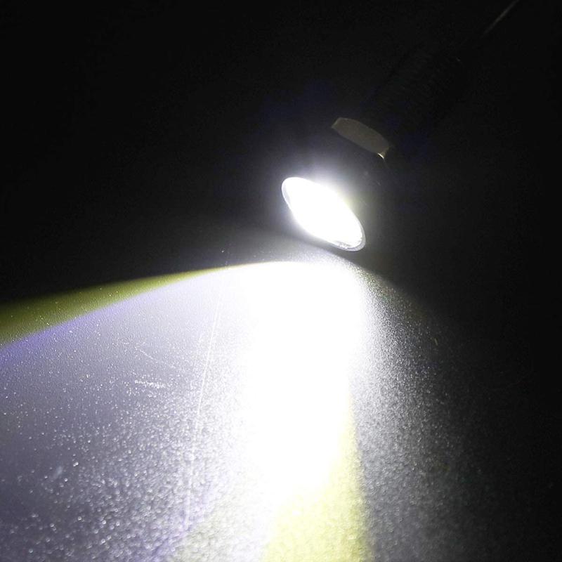 10pcs Led Car Light  Bulb 23mm Eagle Eye Light Waterproof Low Power Consumption Daytime Running