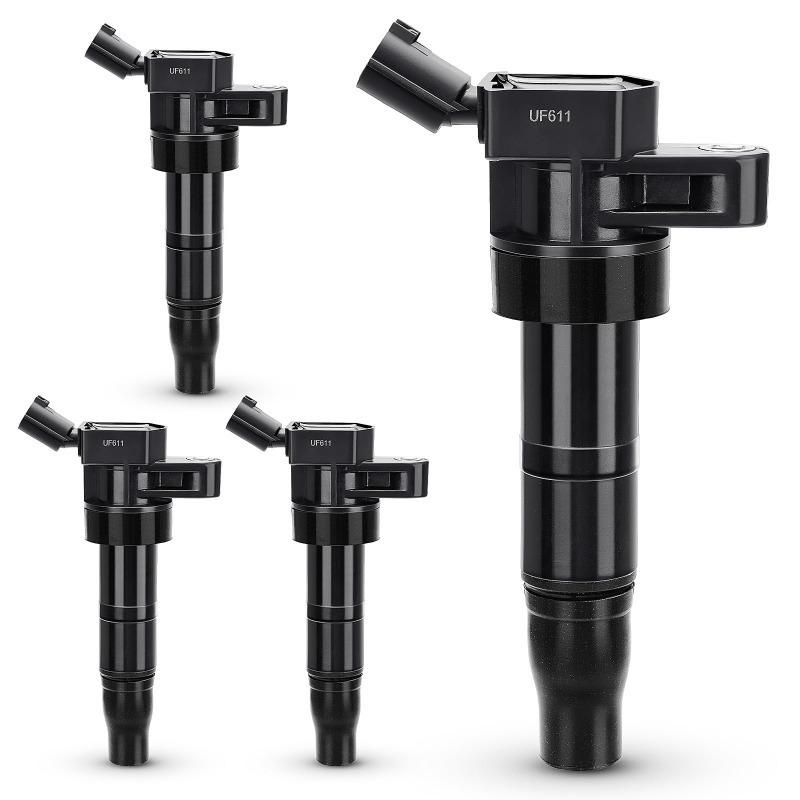 4Pcs Car Ignition Coil For Hyundai Sonata Santa Fe GENESIS COUPE Tucson IX35 for Kia Optima Sportage 27300 3F100 273003F100