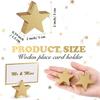 12pcs Vintage Star Card Holder Elegant Star Table Decor Premium Name Card Stand  Wedding Reception