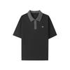 Loose Fit Color Block Polo Shirt Men Tops L226M005-0018