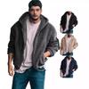 2023 Men's Double-Sided Arctic Fleece Hooded Zip-Up Winter Jacket