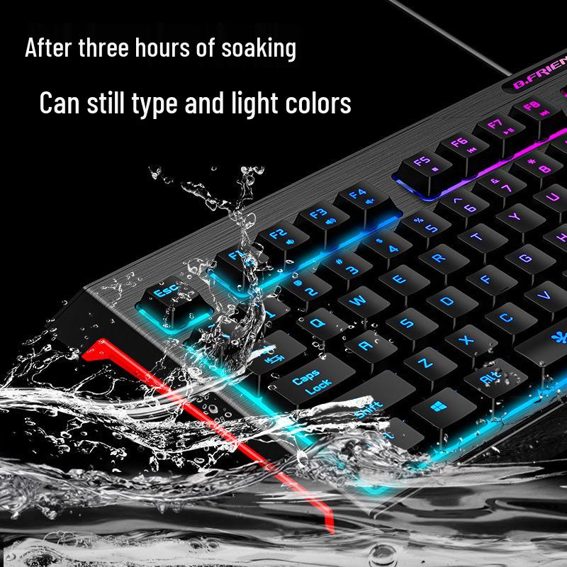 GK4 Waterproof Silent Wired Gaming & Office Keyboard