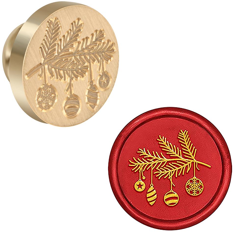 Weihnachtskollektion Wachssiegelstempel Elch Lebkuchenmann Geschenke Wachssiegelstempel Abnehmbare Messingköpfe Siegelstempel Einladung