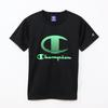 Champion Short Sleeve Crew Neck Tracksuit Set with Script Logo Embroidery and Rubber Basic Sport and Size 130 Kids' (2-Piece Set) Quick-Drying Print,
