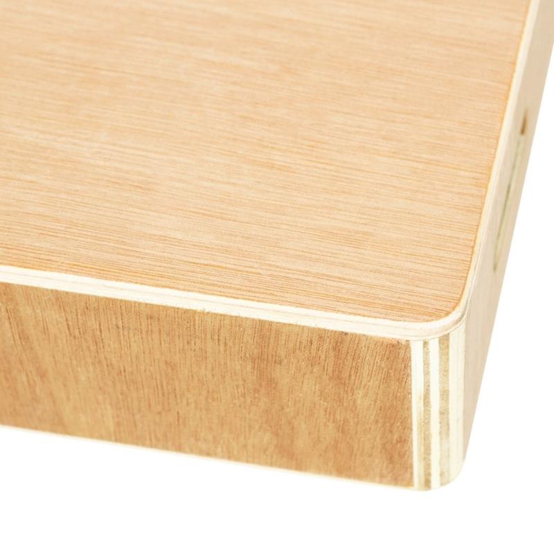 Basic Box Drum Percussion Box Flat Hand Drum Travel Cajon Box Drum with Strings